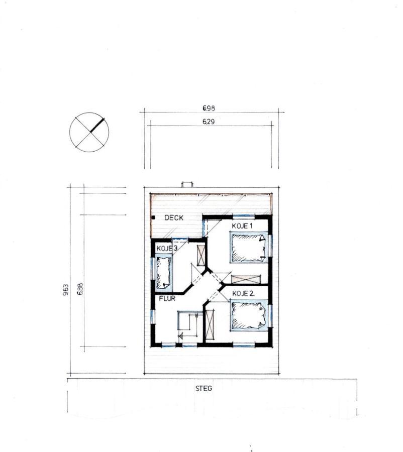 Kröslin 4 Sterne Dtv Floating House酒店 外观 照片